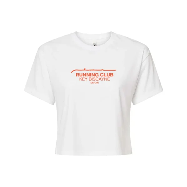 Run4Vibes Cropped Tee – Key Biscayne Run Vibe Repeat - Image 6