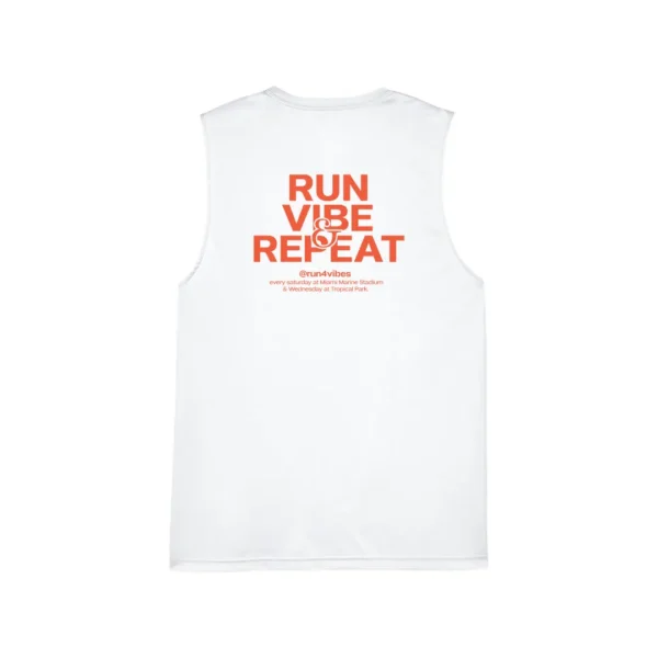 Run4Vibes Sleeveless Dry Fit – Key Biscayne Run Vibe Repeat - Image 8