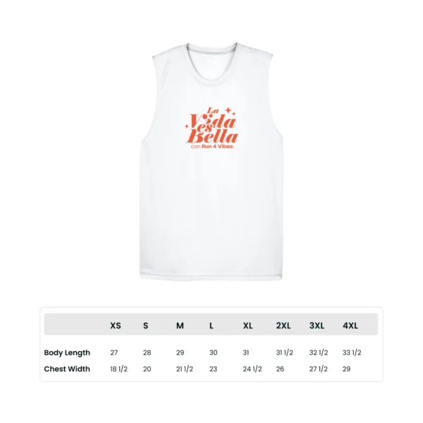 Run4Vibes Sleeveless Drip – La Vida es Bella - Image 5